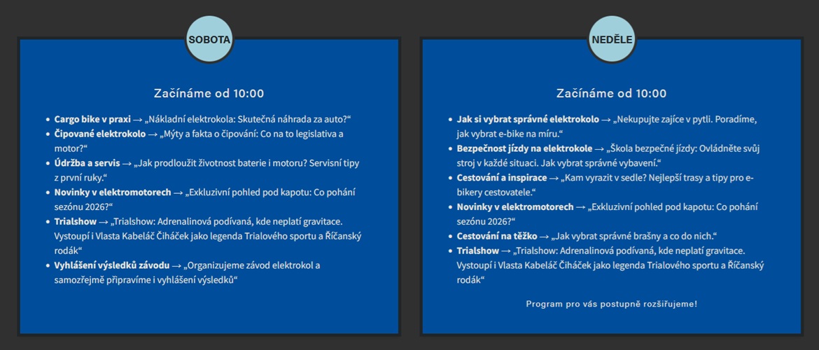 Říčanský elektrobike festival 2026